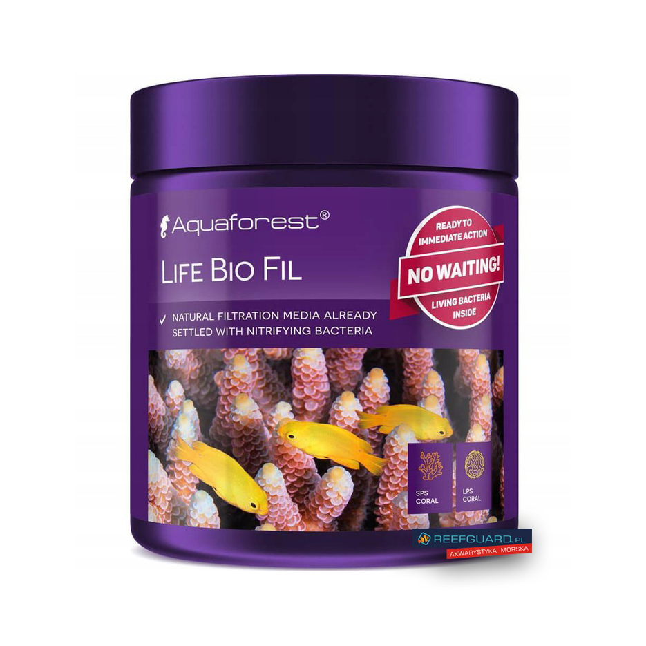 Life Bio Fil 250ml Aquaforest naturalne biologiczne medium filtracyjne wkład filtracyjny