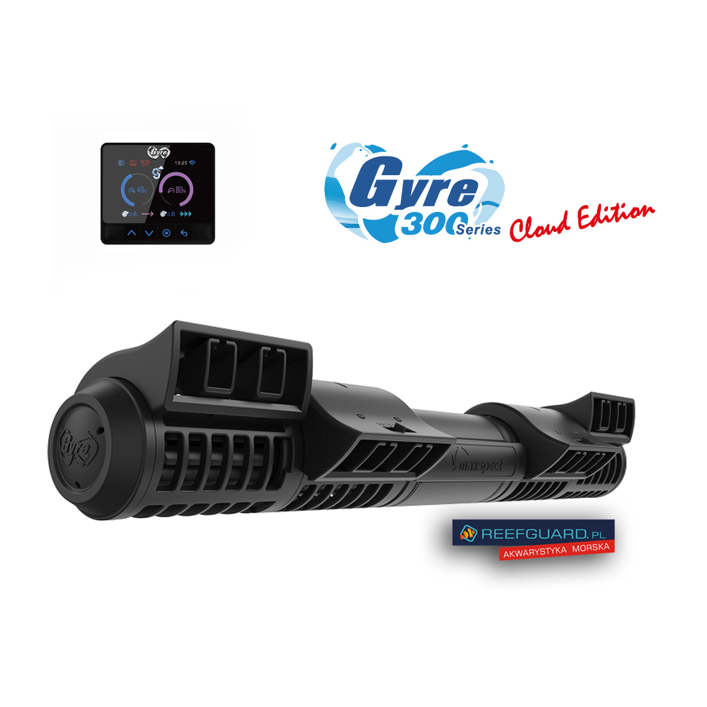 Maxspect Gyre 330 standard 1 pompa Cloud Edition 9 000l/h cyrkulator z kolorowym wyświetlaczem TFT LCD o przekątnej 3,2 cala