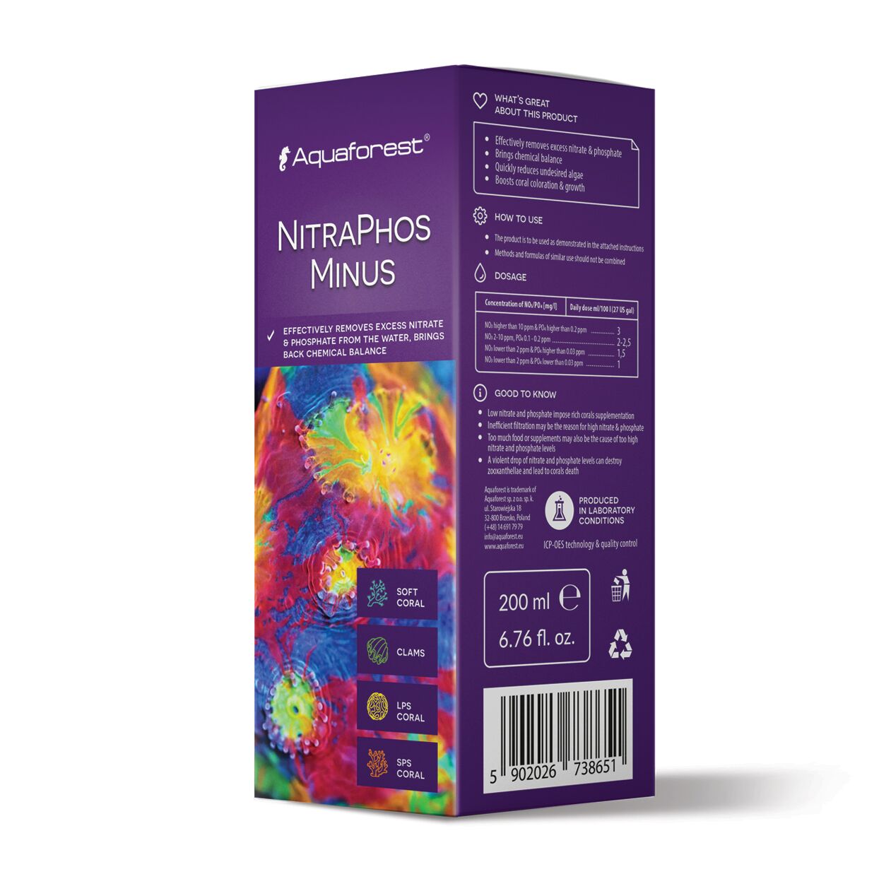 NitraPhos Minus 200ml preparat na azotany i fosforany szczecin reefguard