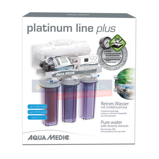 Platinum Line plus Aqua Medic filtr do produkcji wody osmotycznej z pompą