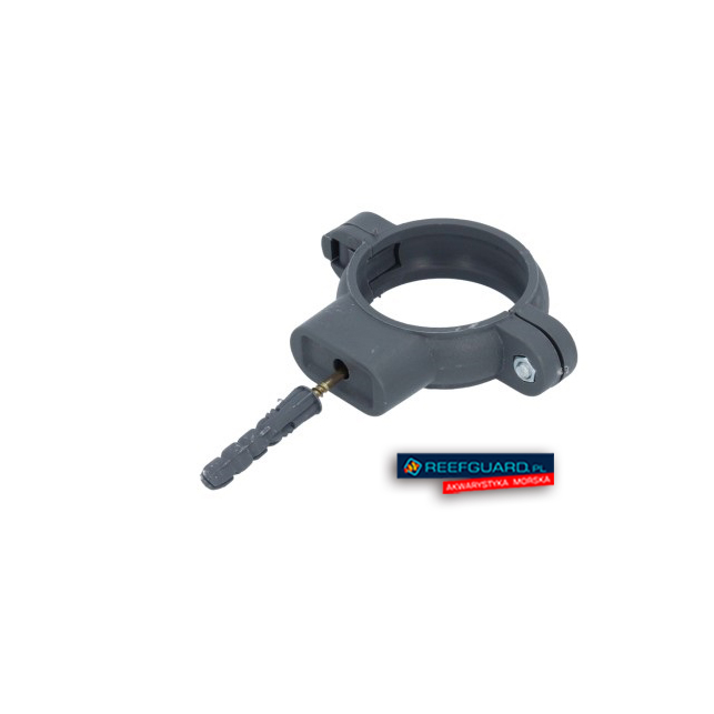 Uchwyt 50mm PP do rury PVC-U szary
