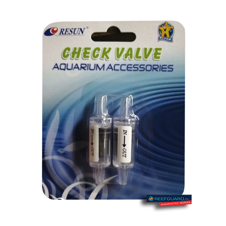 RESUN Zawór zwrotny plastikowy check valve 2szt