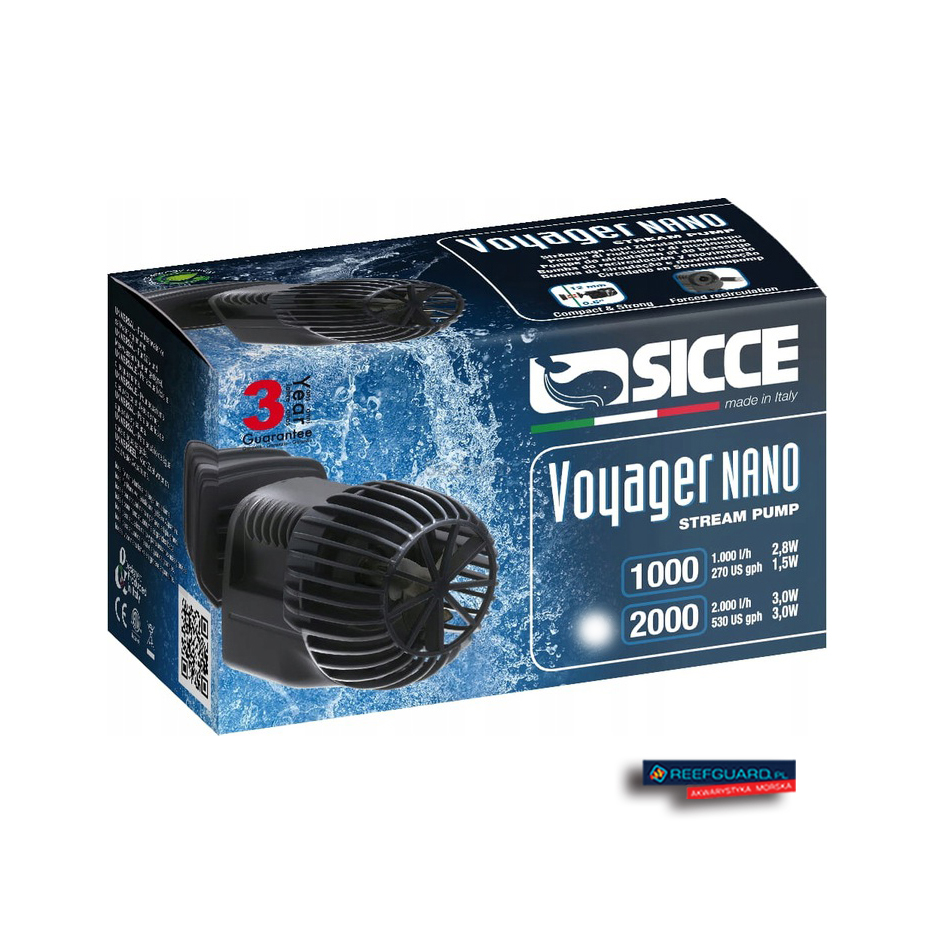 SICCE Voyager Nano 2000 Pompa cyrkulacyjna 3W 2000L/H
